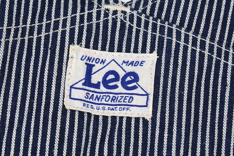 40's Lee ハウスタグ Lee 98-SB 月桂樹ボタン ヒッコリー