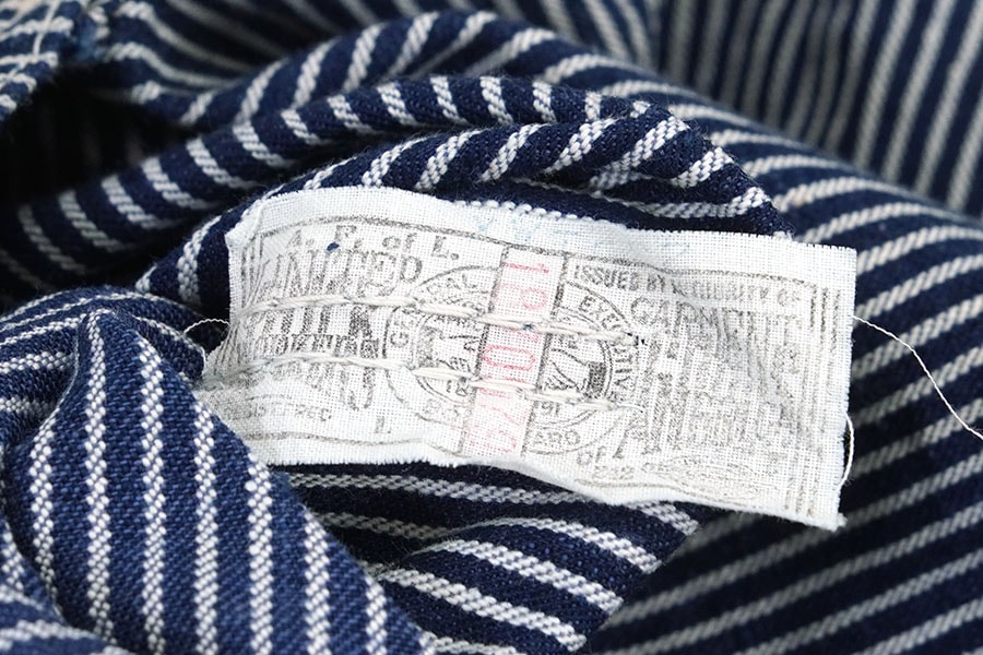 40's Lee ハウスタグ Lee 98-SB 月桂樹ボタン ヒッコリー