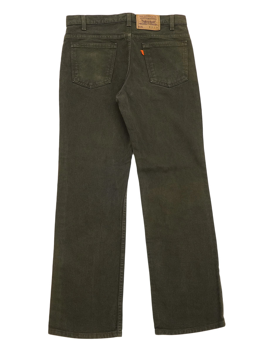 90's Levi's 517 オリジナルカラーデニムパンツ モスグリーン 表記(W33