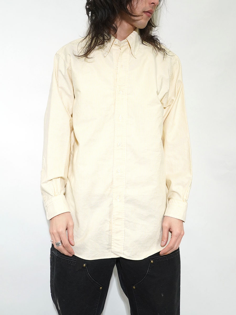 USA製 Brooks Brothers Makers 100％コットン ロングスリーブ B.D.