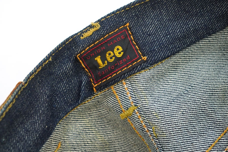 50's Lee 101Z センター赤タグ デニムパンツ 濃紺極上色 実寸(28x30位