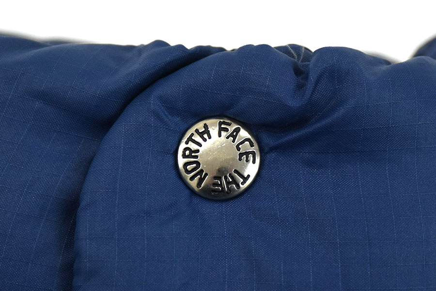 70's 茶タグ THE NORTH FACE リップストップ ダウンベスト ネイビー