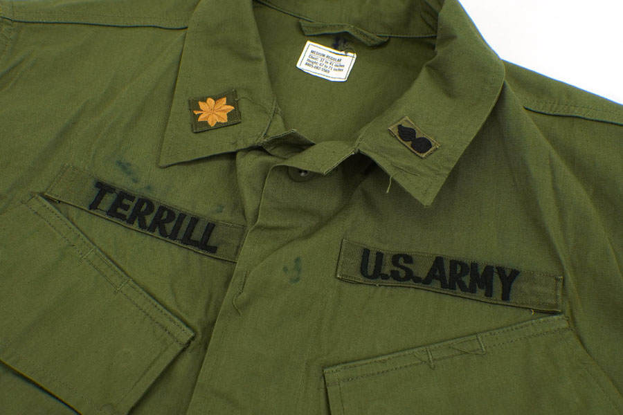 US ARMY ジャングルファティーグ ジャケット ノンリップ 3rd アメリカ軍 ジャングルファティーグジャケット 3rd ノンリップ