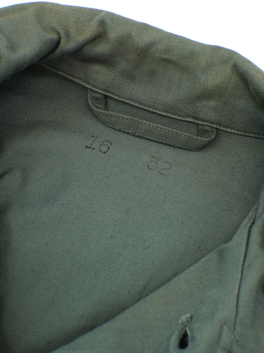 50'S U.S.AIR FORCE UTILITY SHIRT SAGE GREEN (SIZE.16 32)