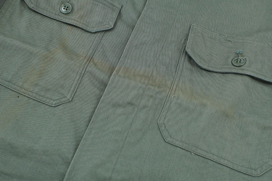 50'S U.S.AIR FORCE UTILITY SHIRT SAGE GREEN (SIZE.16 32)