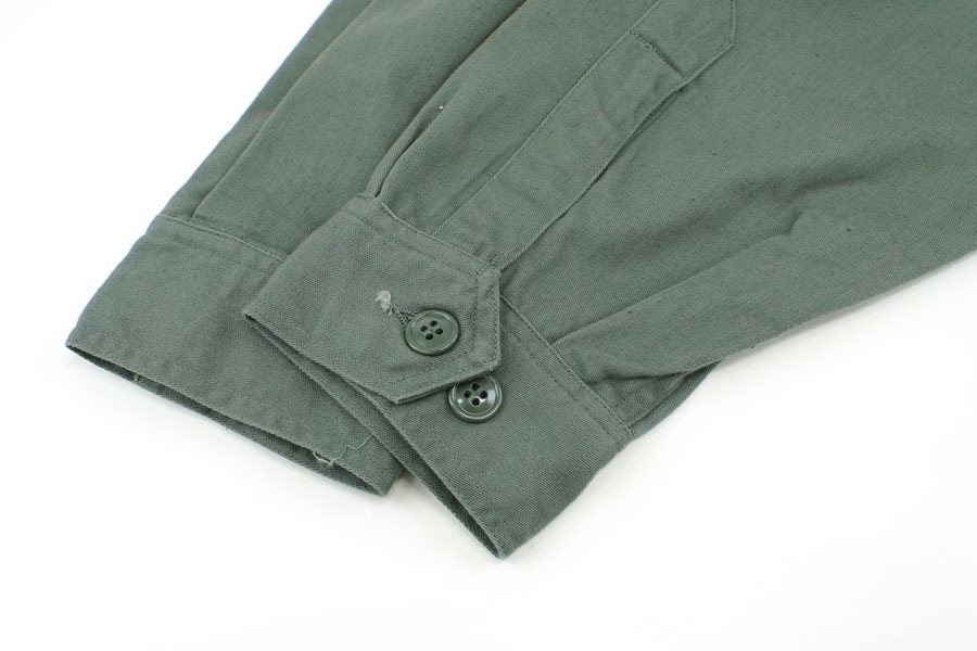 50'S U.S.AIR FORCE UTILITY SHIRT SAGE GREEN (SIZE.16 32)