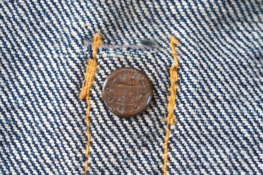 50's Levi's 501XX 片面 デニムパンツ 濃紺 極上雰囲気 実寸(W31 L31) レザーパッチ残り