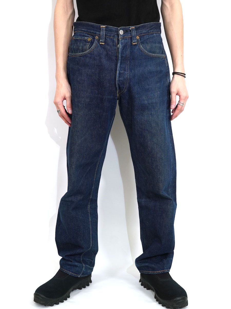 50's Levi's 501XX 片面 デニムパンツ 濃紺 極上雰囲気 実寸(W31 L31) レザーパッチ残り