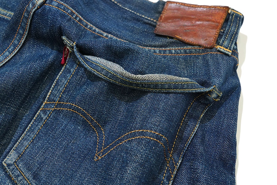 50's Levi's 501XX 片面 デニムパンツ 濃紺 極上雰囲気 実寸(W31 L31) レザーパッチ残り