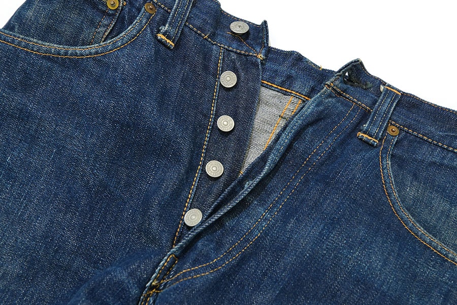 50's Levi's 501XX 片面 デニムパンツ 濃紺 極上雰囲気 実寸(W31 L31) レザーパッチ残り