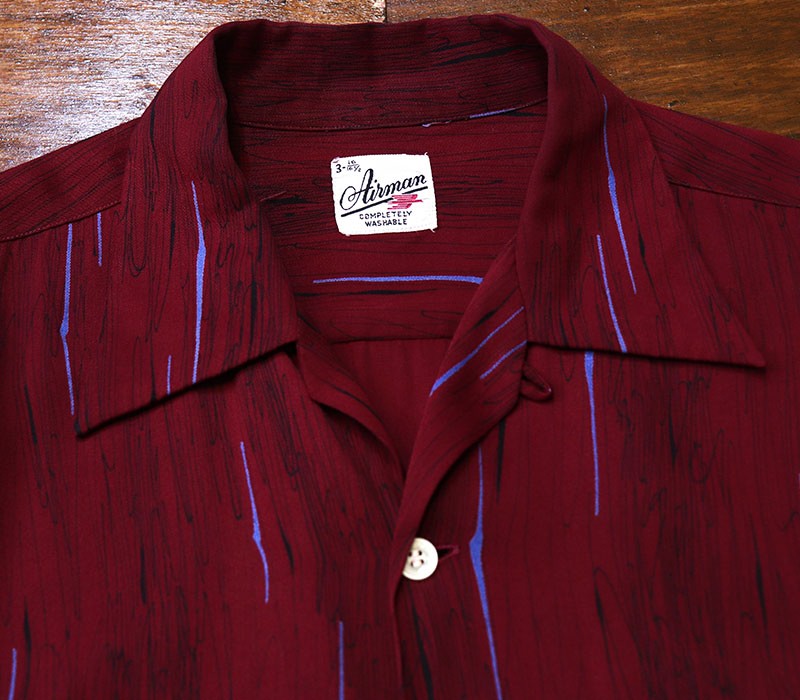 1950s L/S ROCKABILLY SHIRT , Size L