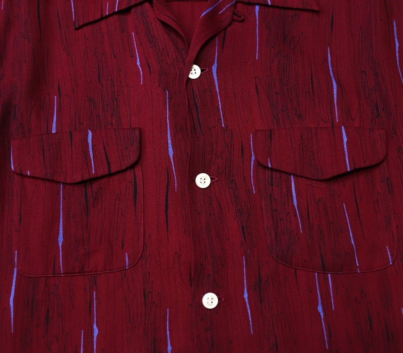 1950s L/S ROCKABILLY SHIRT , Size L