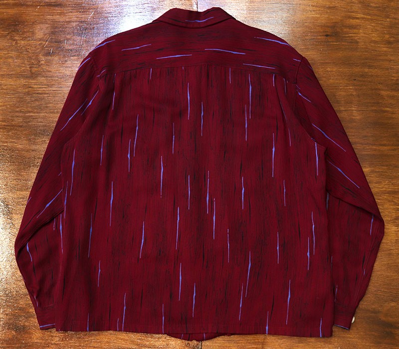 1950s L/S ROCKABILLY SHIRT , Size L