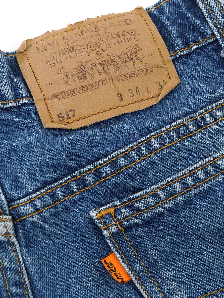 90's～ LEVI'S 517 ブーツカット デニムパンツ 良雰囲気 表記(W34 L31