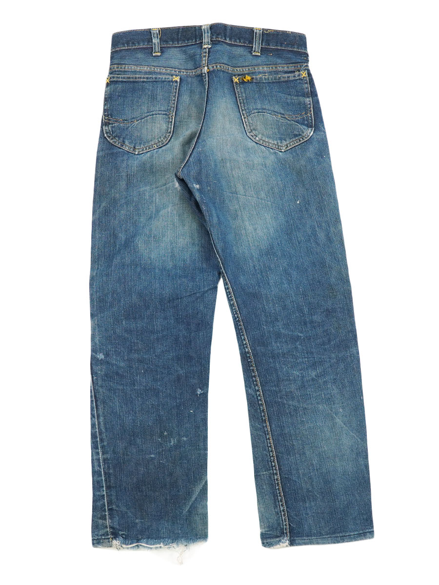 60's～ Lee 101Z サイド黒タグ デニムパンツ 味あり良雰囲気 実寸