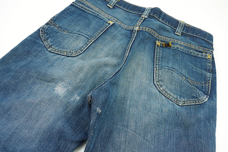 60's～ Lee 101Z サイド黒タグ デニムパンツ 味あり良雰囲気 実寸