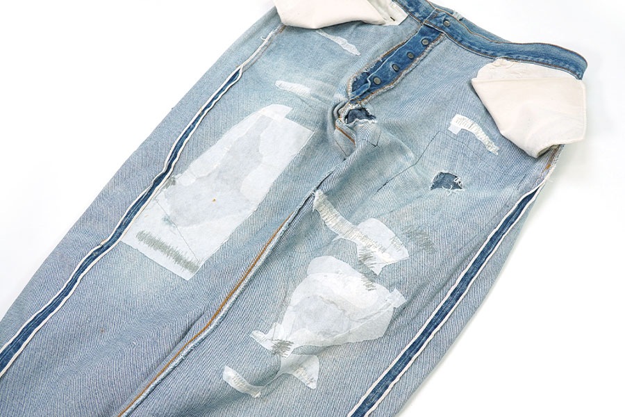 80'S LEVI'S 501 RED LINE REMAKE JEANS (APPROX.W36 L28)