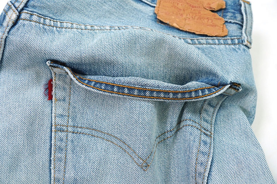 80'S LEVI'S 501 RED LINE REMAKE JEANS (APPROX.W36 L28)