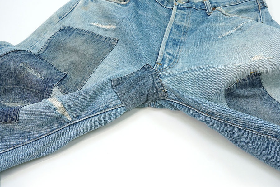 80'S LEVI'S 501 RED LINE REMAKE JEANS (APPROX.W36 L28)