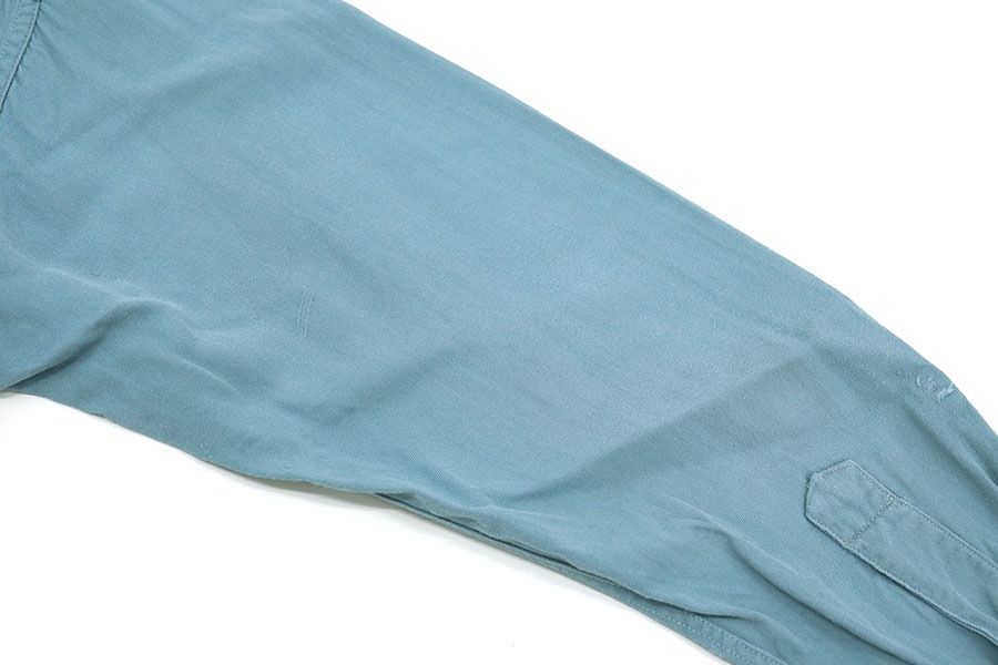 50S～ RAYON WESTERN SHIRT LIGHT BLUE (SIZE.M)