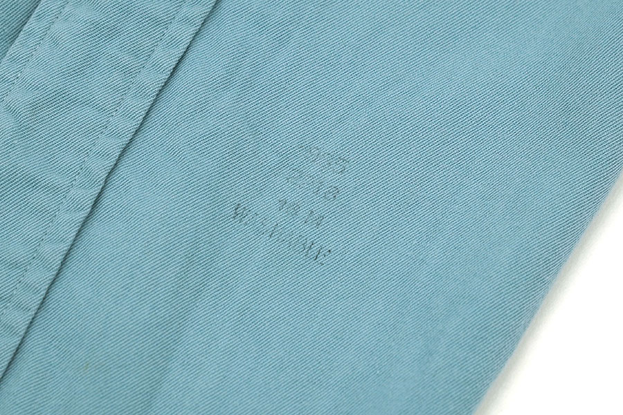 50S～ RAYON WESTERN SHIRT LIGHT BLUE (SIZE.M)