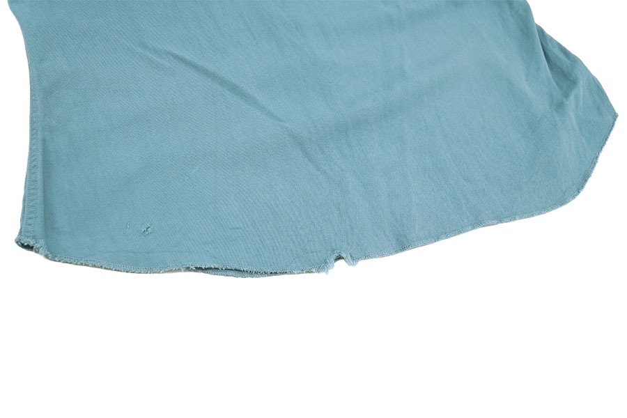 50S～ RAYON WESTERN SHIRT LIGHT BLUE (SIZE.M)