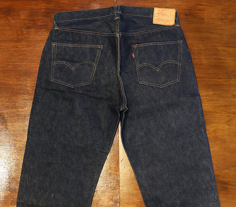 1950年69年前に作られたものです 1950s LEVIS 501ZXX LEATHER , NO WASH , W36 L33 | NEW ITEM