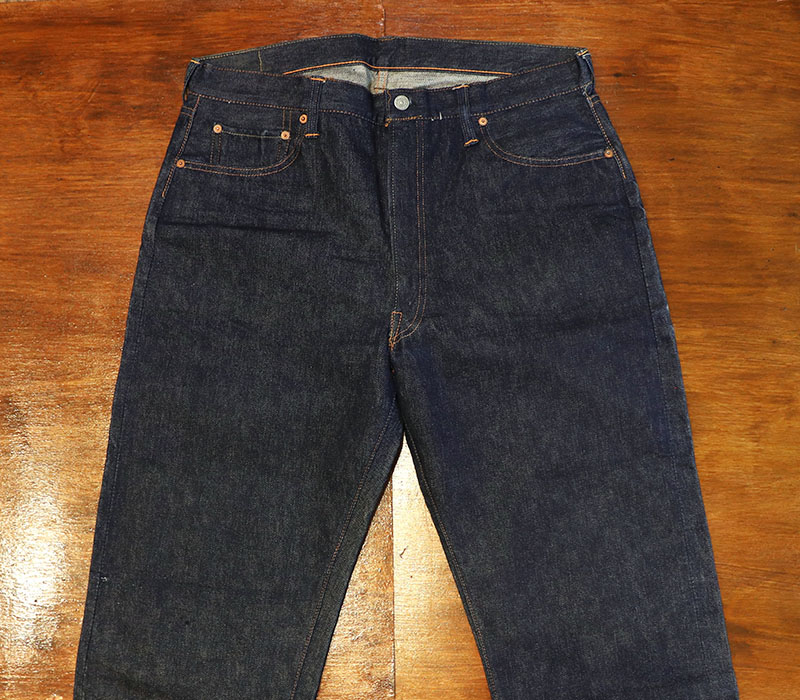 1950s LEVIS 501ZXX LEATHER , NO WASH , W36 L33 | NEW ITEM