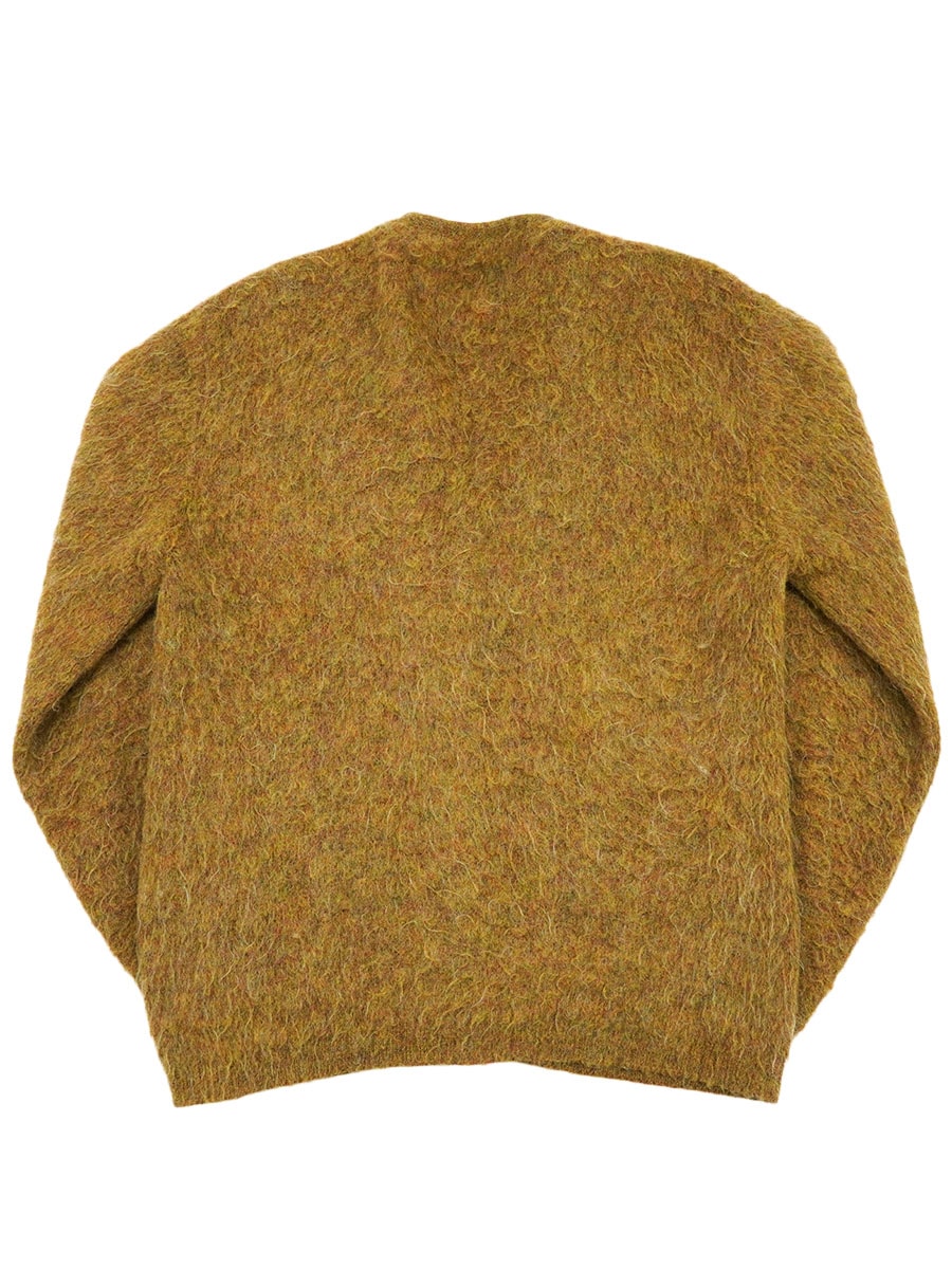 60's Brian Mat Neil アクリル×モヘア ニットカーディガン ミックスカラー 表記(M)