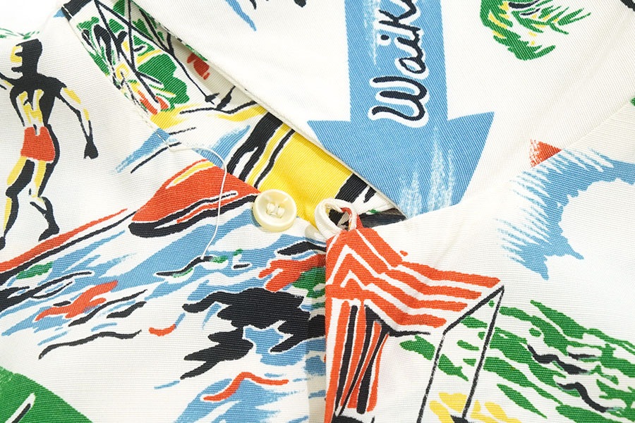 50'S JANTZEN RAYON HAWAIIAN SHIRT (SIZE.SMALL) | NEW ITEM