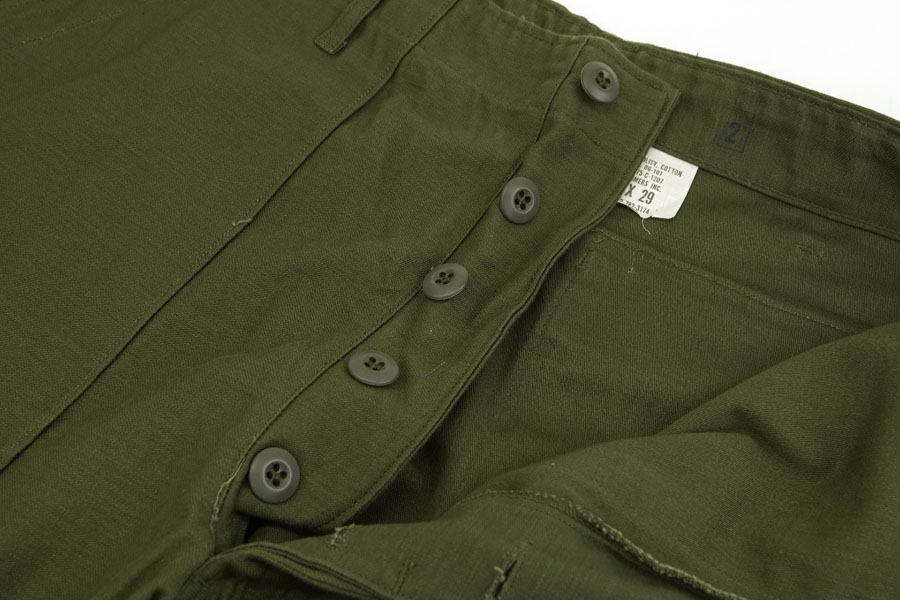 us army ベイカーパンツ 70s w36 l29 ボタンフライ サテン 楽天市場】古着 US ARMY アメリカ軍 70s DSA コットンサテン