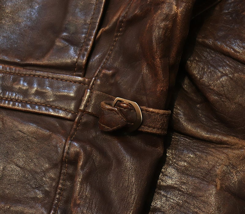 1940s LEATHER JACKET , Size 40
