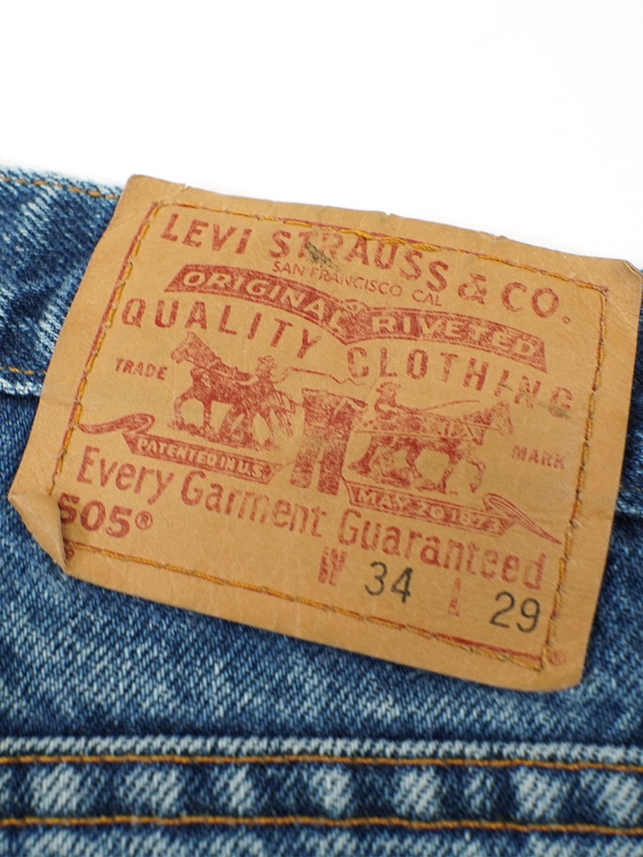 90's Levi's 505 デニムパンツ 良色落ち 表記(34ｘ29) USA製