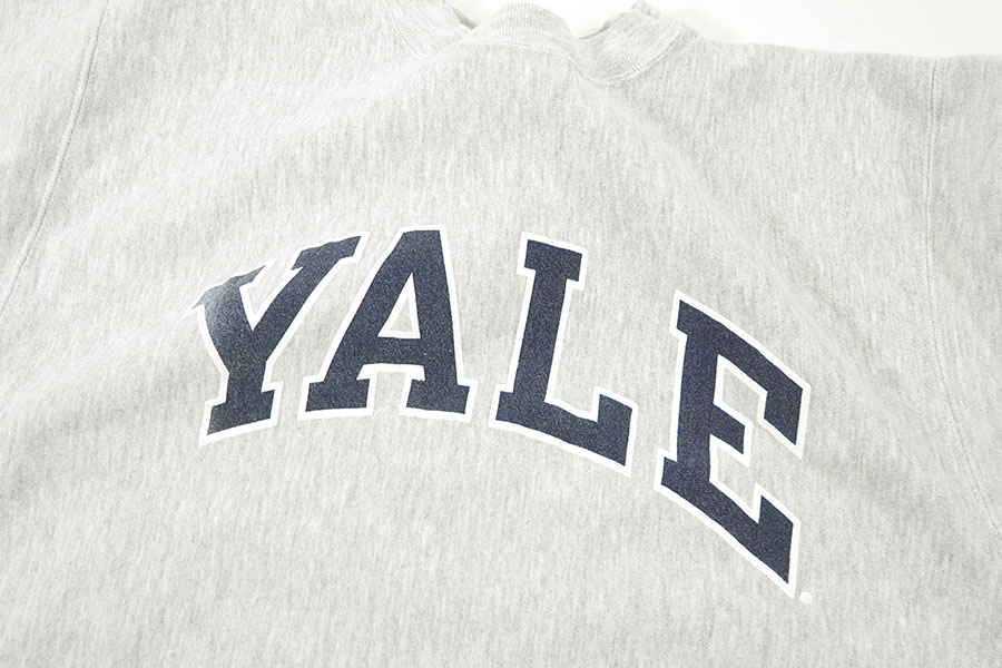 90'S CHAMPION REVERSE WEAVE ''YALE×Y'' BACK PRINT GREY (SIZE. XX