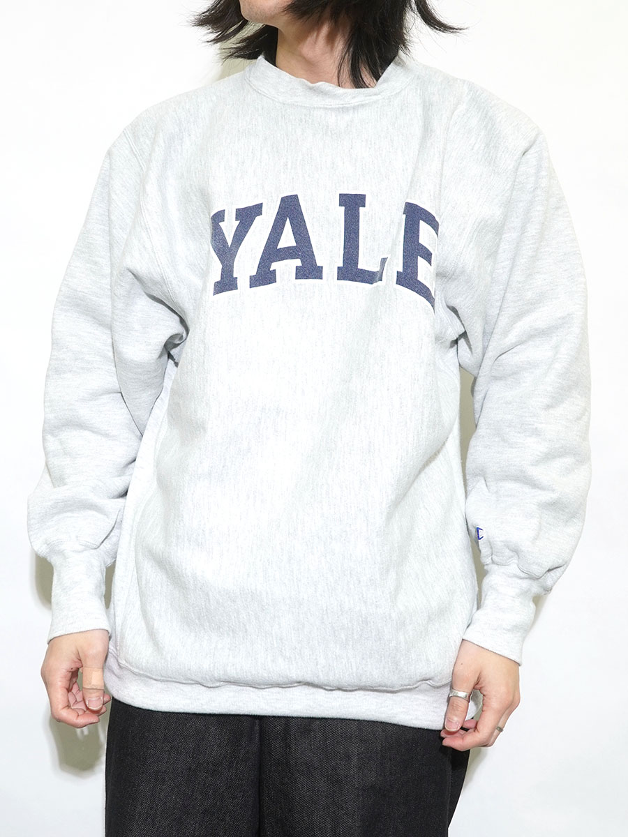 90'S CHAMPION REVERSE WEAVE ''YALE×Y'' BACK PRINT GREY (SIZE. XX