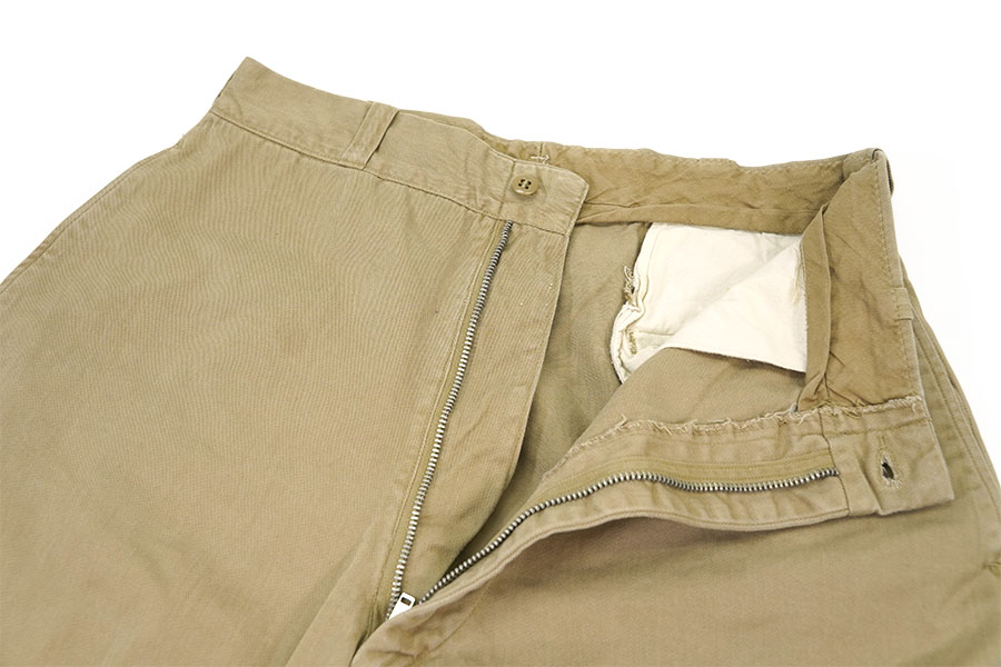 USMC チノトラウザー 60's 50's 60's U.S.MARINE CORPS チノトラウザーズ USMC ベージュ
