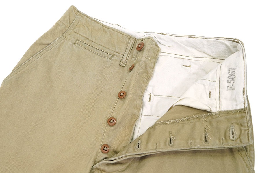 50 U.S.ARMY チノトラウザーズ ボタンフライ 表記(28x29) | NEW