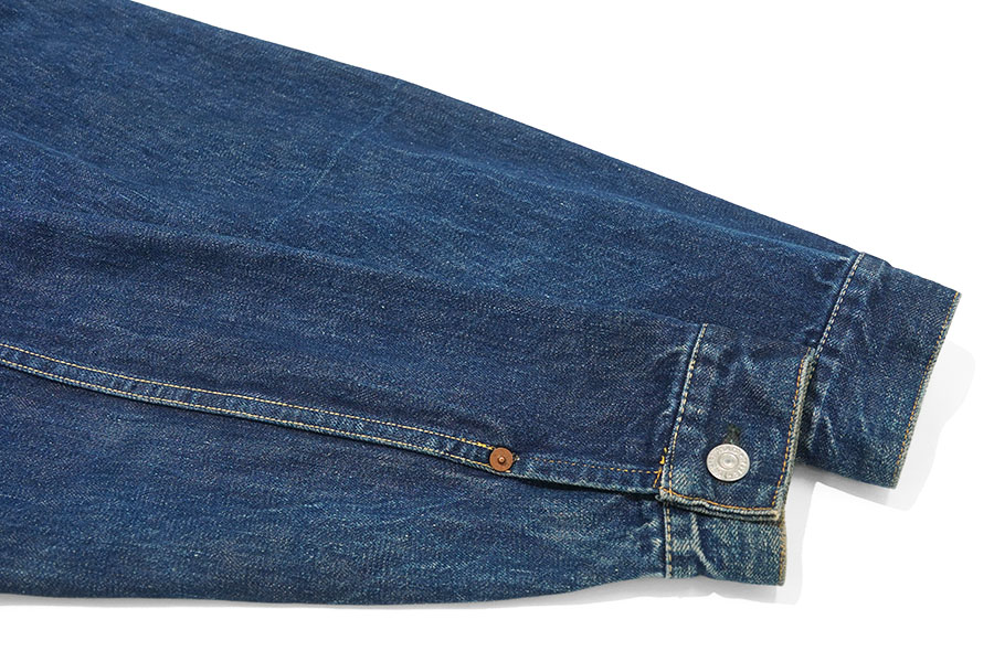 50's Levi's 507XX レザーパッチ デニムジャケット 濃紺 実寸(42位