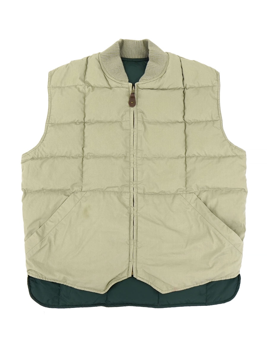 Eddie Bauer エディ バウアー ダウンベスト リバーシブル 黒タグ 黒タグ エディーバウアー Eddie Bauer ダウンべスト リバーシブル