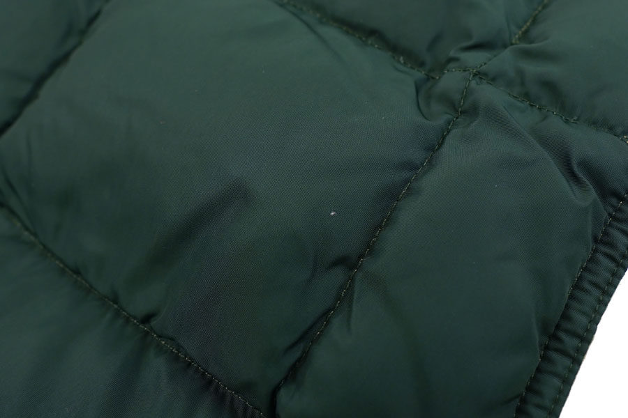 80's 黒タグ エディバウアー リバーシブル ダウンベスト 表記(M