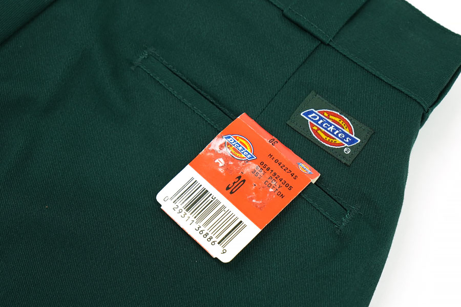 90'S DICKIES WORK SHORTS GREEN (SIZE. W30) MADE IN USA 