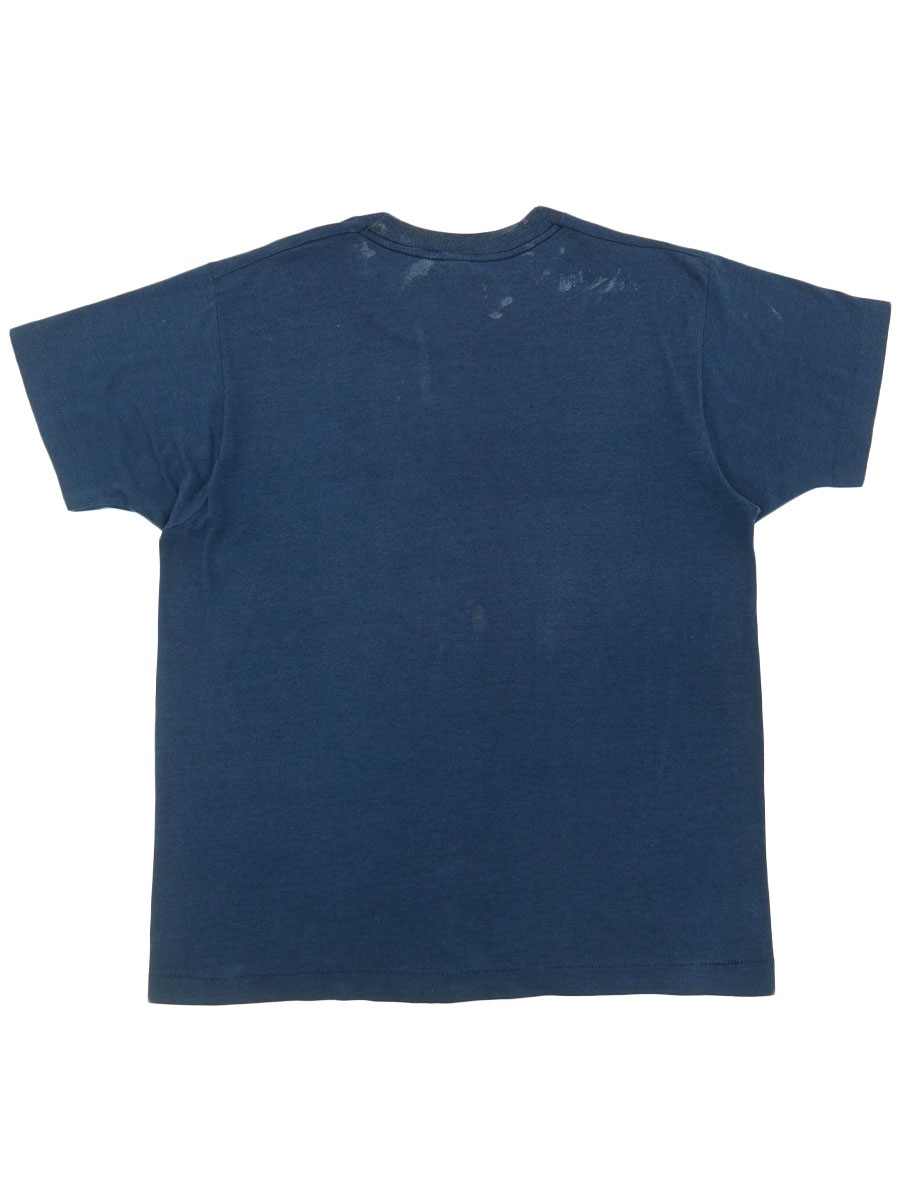 80'S SCREEN STARS ''WMSE'' T SHIRT NAVY (SIZE.LARGE) 