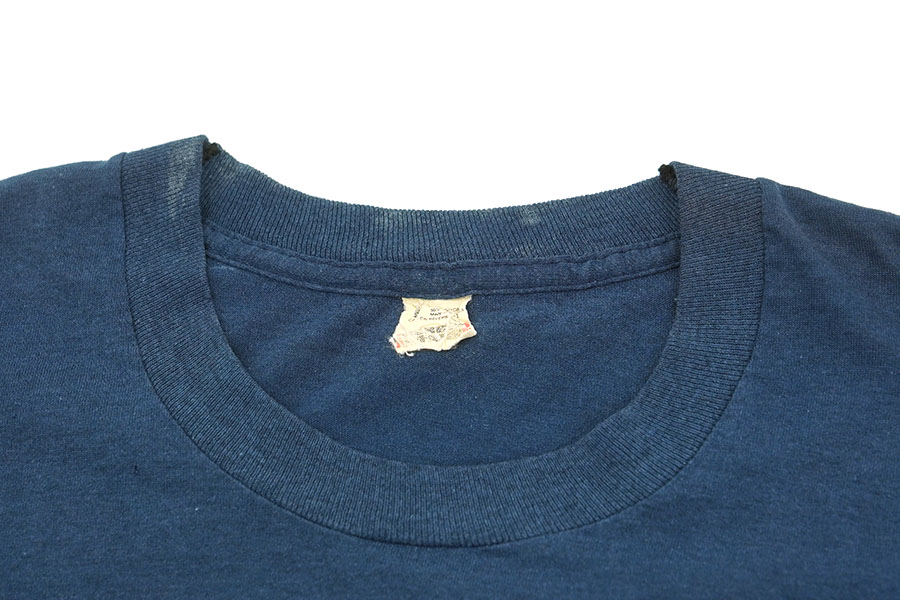 80'S SCREEN STARS ''WMSE'' T SHIRT NAVY (SIZE.LARGE) 