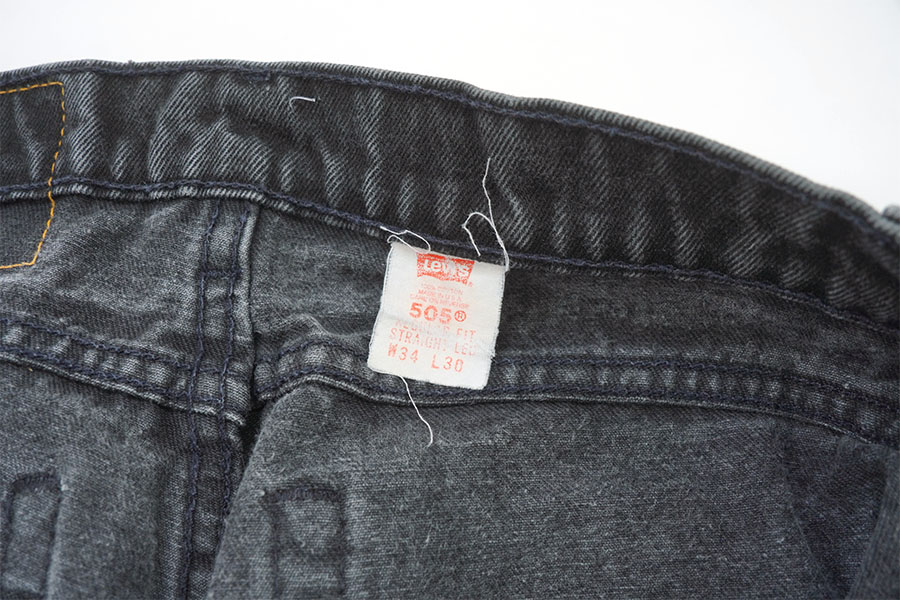 90's Levi's 505 ブラック　アメリカ製　 W34 L30 90'S LEVI'S 505 BLACK JEANS (SIZE.W34 L30) MADE IN USA | NEW ITEM