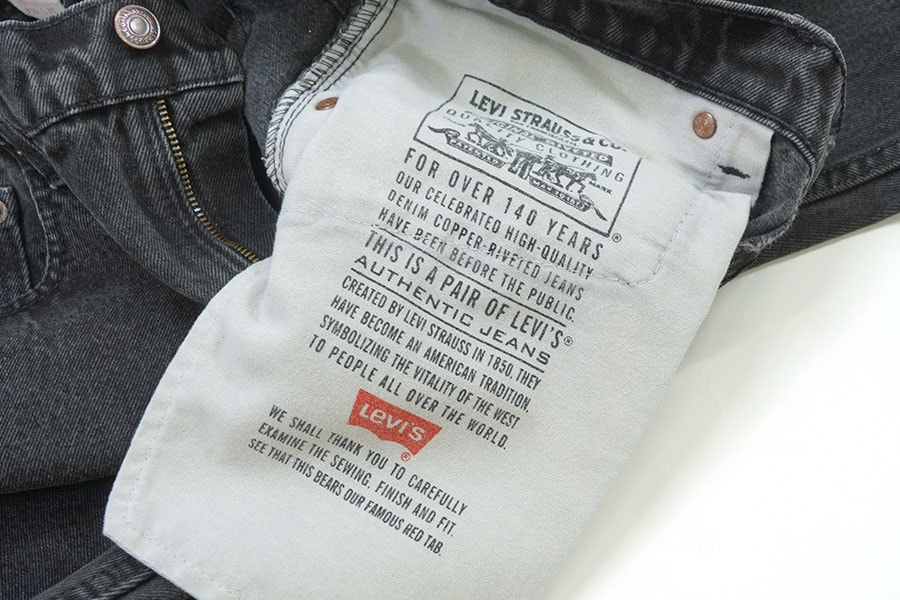 90'S LEVI'S 505 BLACK JEANS (SIZE.W34 L30) MADE IN USA | NEW ITEM
