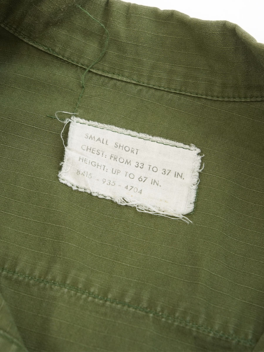 70's U.S.ARMY ファティーグJKT 4th 表記(SMALL SHORT) AIRBORNEワッペン