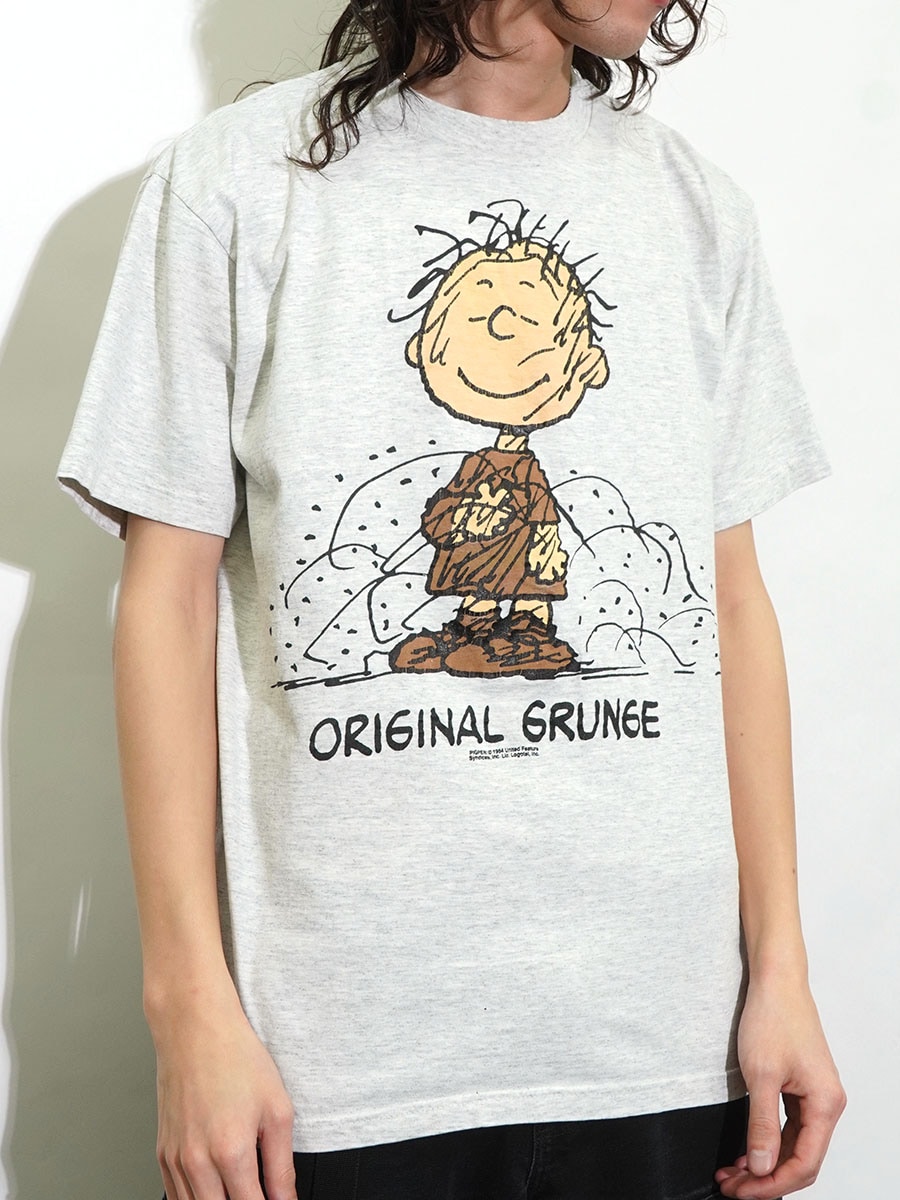90's BELTON ピッグペン ''ORIGINAL GRUNGE'' 両面プリント Tシャツ グレー 表記(L) USA製