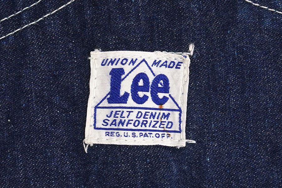 50's Lee ハウスマークタグ 91-SB デニムオーバーオール 濃紺 実寸