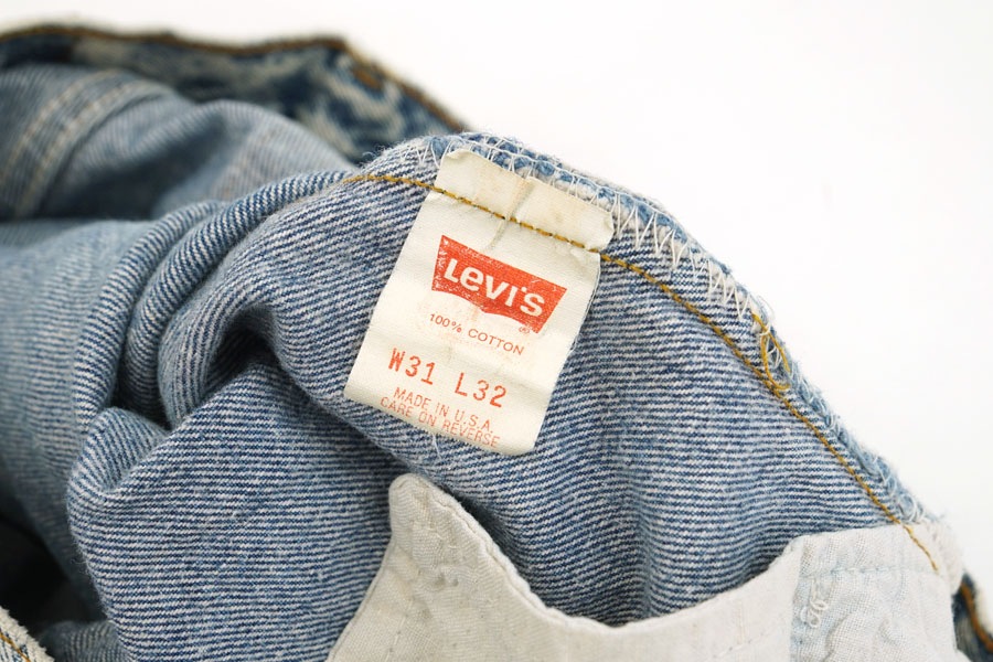 80's Levi's 501 ケミカルウォッシュ デニムパンツ 表記(31x32