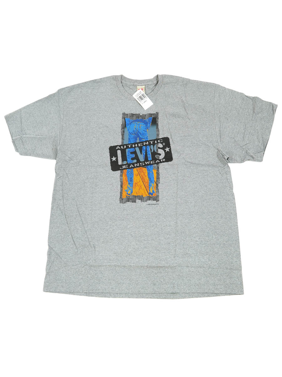 90's Levi's ''AUTHENTIC LEVI'S JEANS WEAR'' Tシャツ 表記(XL) USA製 NOS